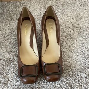 Cole Haan Leather Heels size 7.5 only worn once